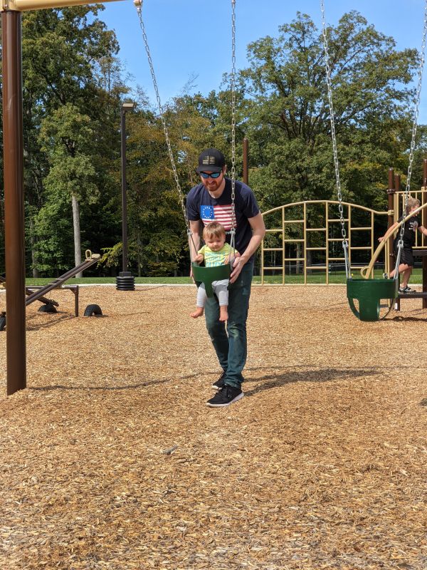 Near Our Home Is a Great New Playground We Love to Visit!