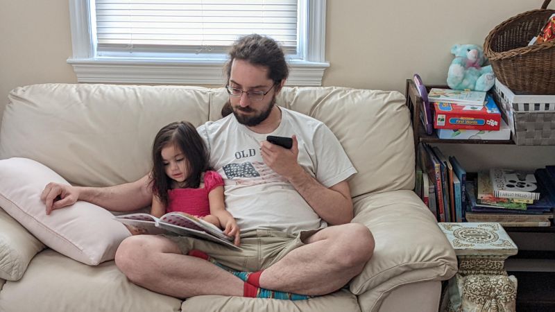 Reading to a Little Friend