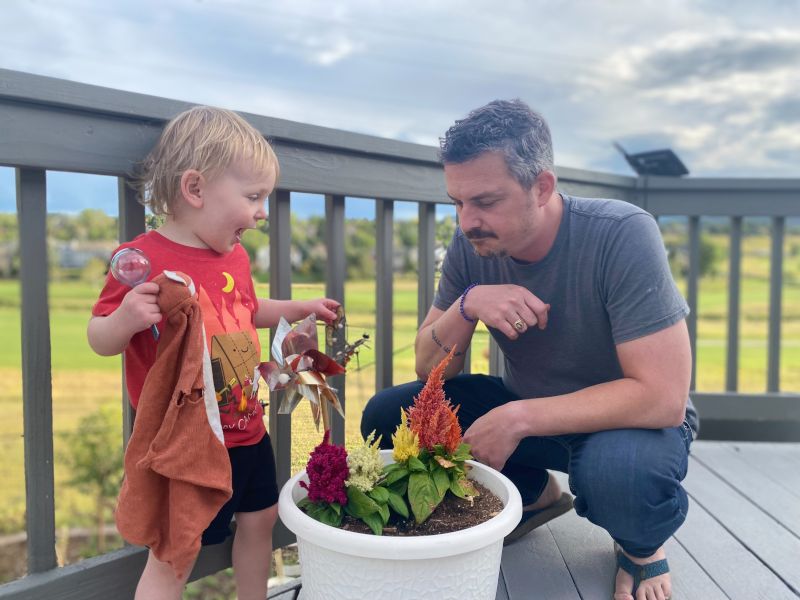 Shawn Sharing His Love of Gardening