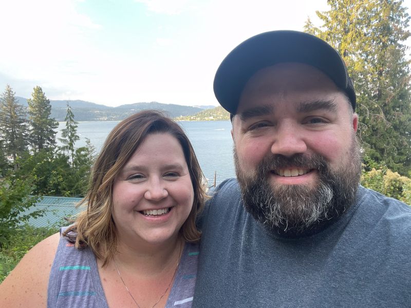 Hiking at the Family Lake Cabin