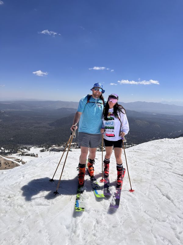 Skiing in California