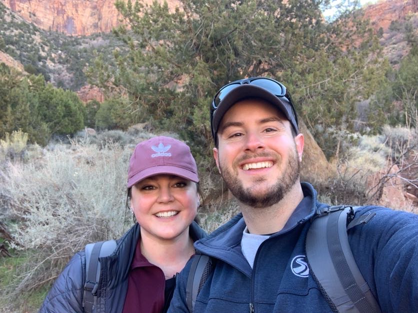 Hiking in Zion