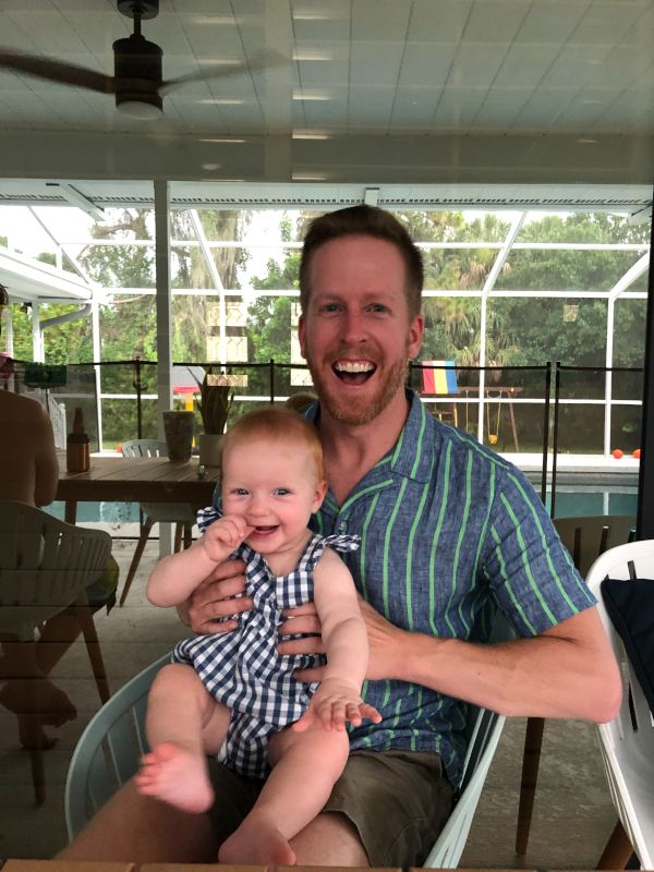 Andrew Playing With Our Youngest Niece