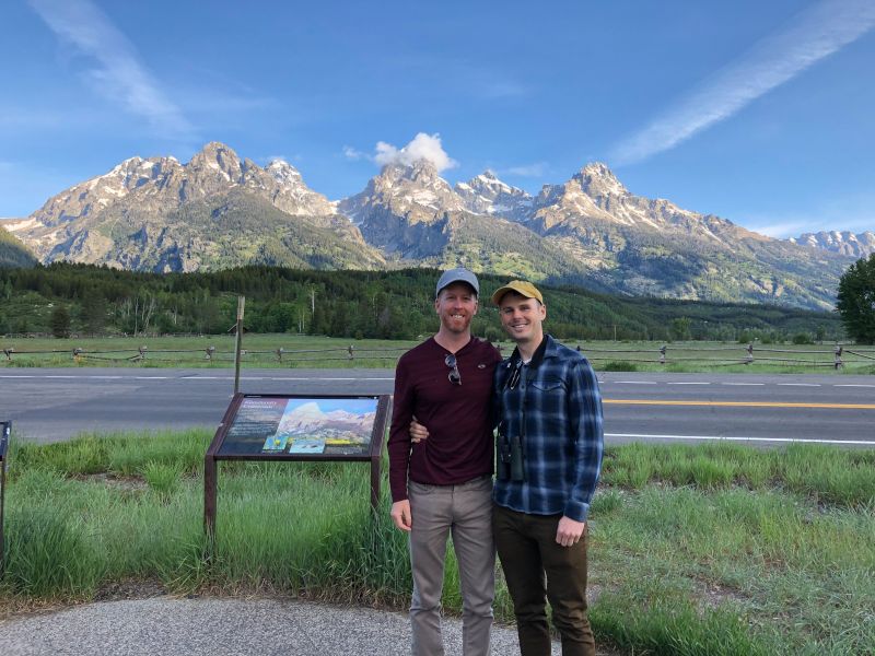 Basking in the Tetons