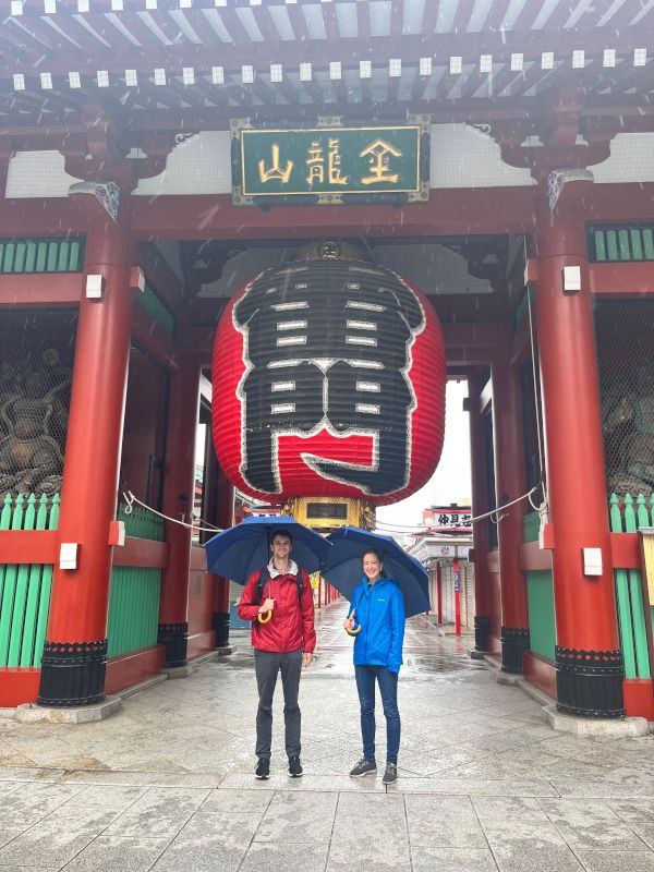 Visiting a Temple in Tokyo