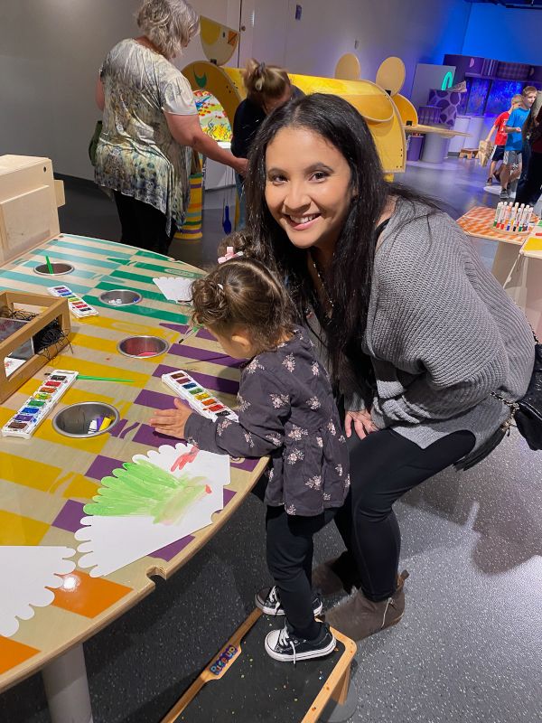 Painting With Our Niece