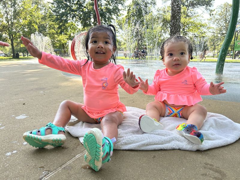 Jade & Her Cousin Cooking Off in the Water