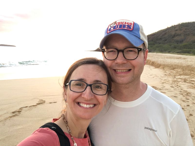 Walking on the Beach in Maui