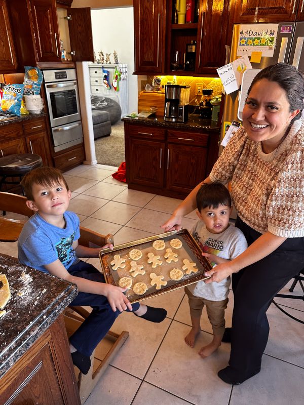 Baking Christmas Cookies