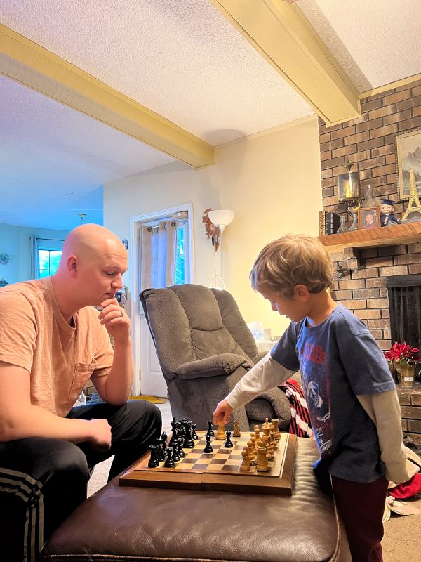 Playing Chess With Our Nephew