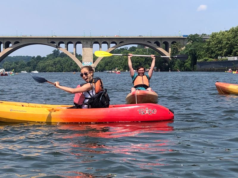 Kayaking on the Potomac