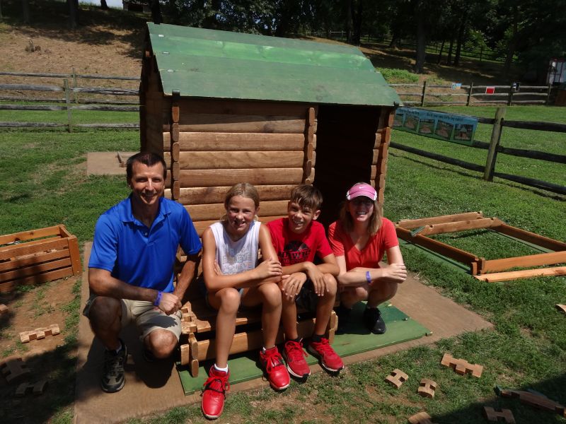 Building a Log Cabin